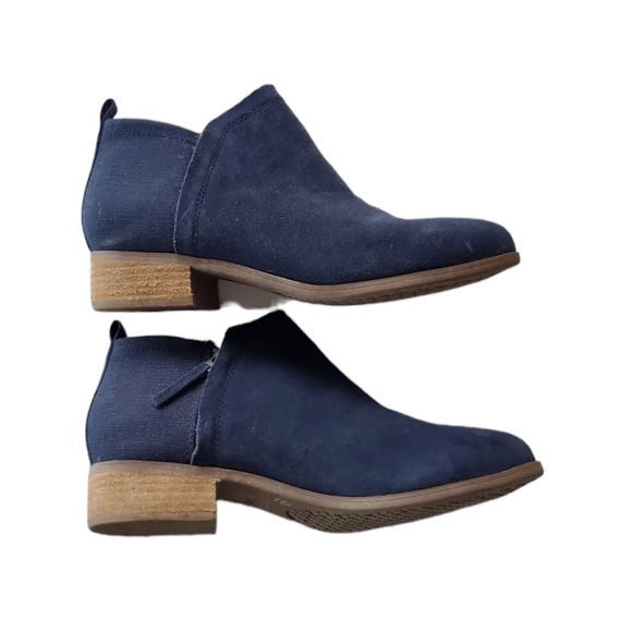 Toms Navy Ankle Boots - Picture 1 of 16